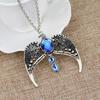 Ravenclaw Lost Diadem Tiara Crown You Know Who Eagle Crown Blue Crystal Crown Pendant Magic School Necklace Movie Jewelry Gift