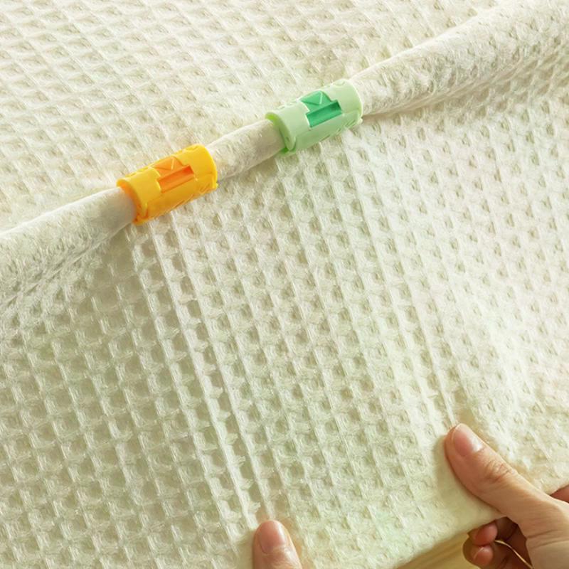 3/6PCS Needle-free Reusable Bed Sheet Grippers Invisible Non-Slip Fasteners Blanket Mattresses Clips Clothes Snack Photo Clips