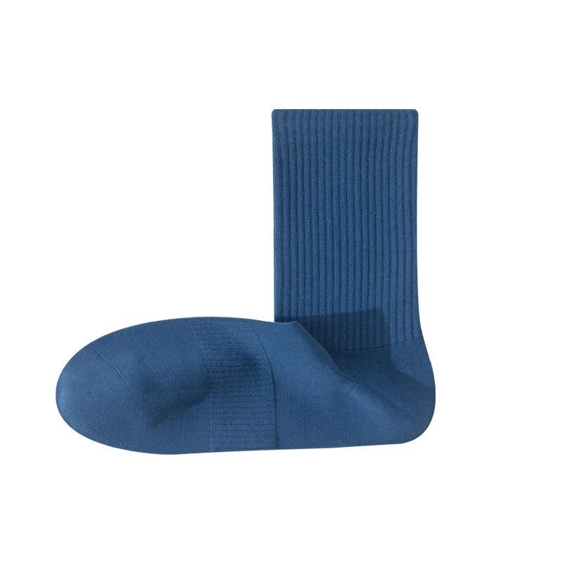 Men's Autumn and Winter Trend Pure Cotton Anti-odor and Sweat-absorbing Sports Long Tube Basketball 90° Right-angle Men's Socks
