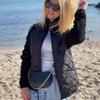 Chaqueta acolchada de algodón con cuello alto y manga larga para mujer, abrigo informal con cremallera fina para otoño e invierno, manga de punto empalmada