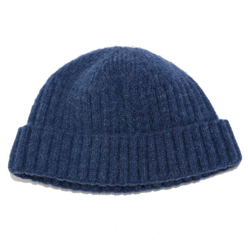 Autumn and Winter Street Trendy Hip Hop Guapi Hat Korean Edition Solid Color Knitted Hat Men's and Women's Outdoor Warm Hat