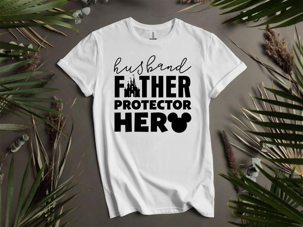 

Husband Father Protector Her T-shirt T shirt Men Women Unisex Tshirt L91 M