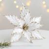 Multi-color Artificial Christmas Flowers Handmade Christmas Tree Accessories  New Year Gift