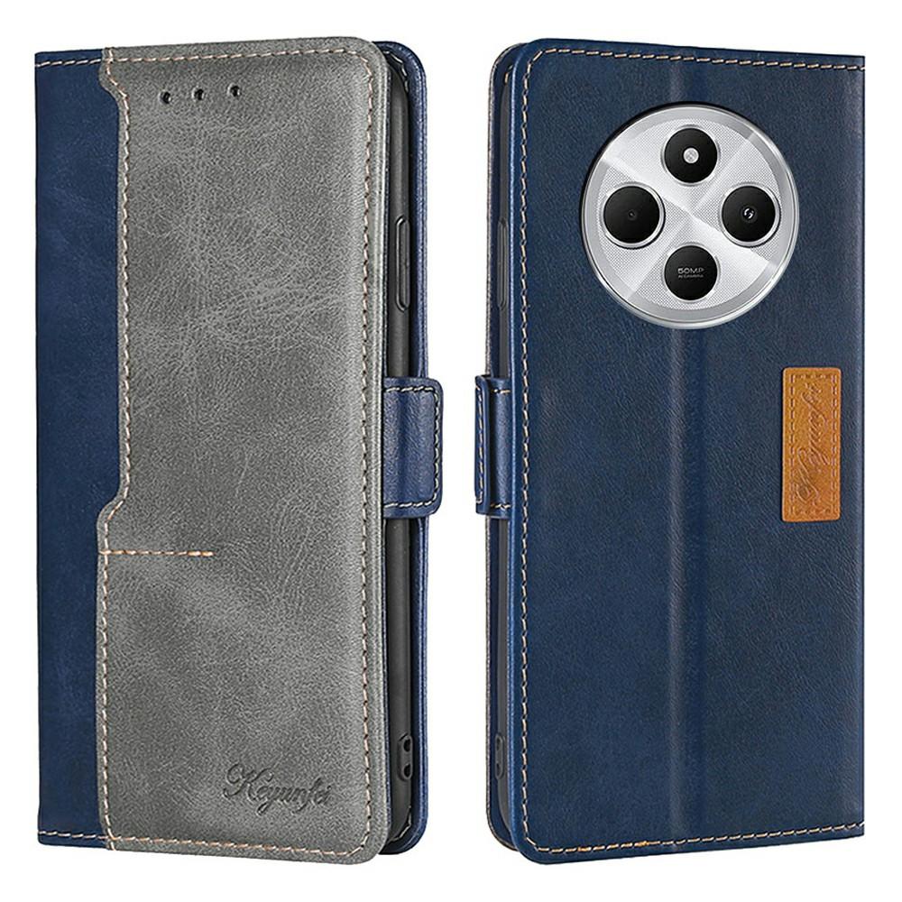 Phone Case For Xiaomi Redmi 14C 4G/14R 5G/A4 5G/Poco C75 4G Contrast Color Wallet Leather Cover