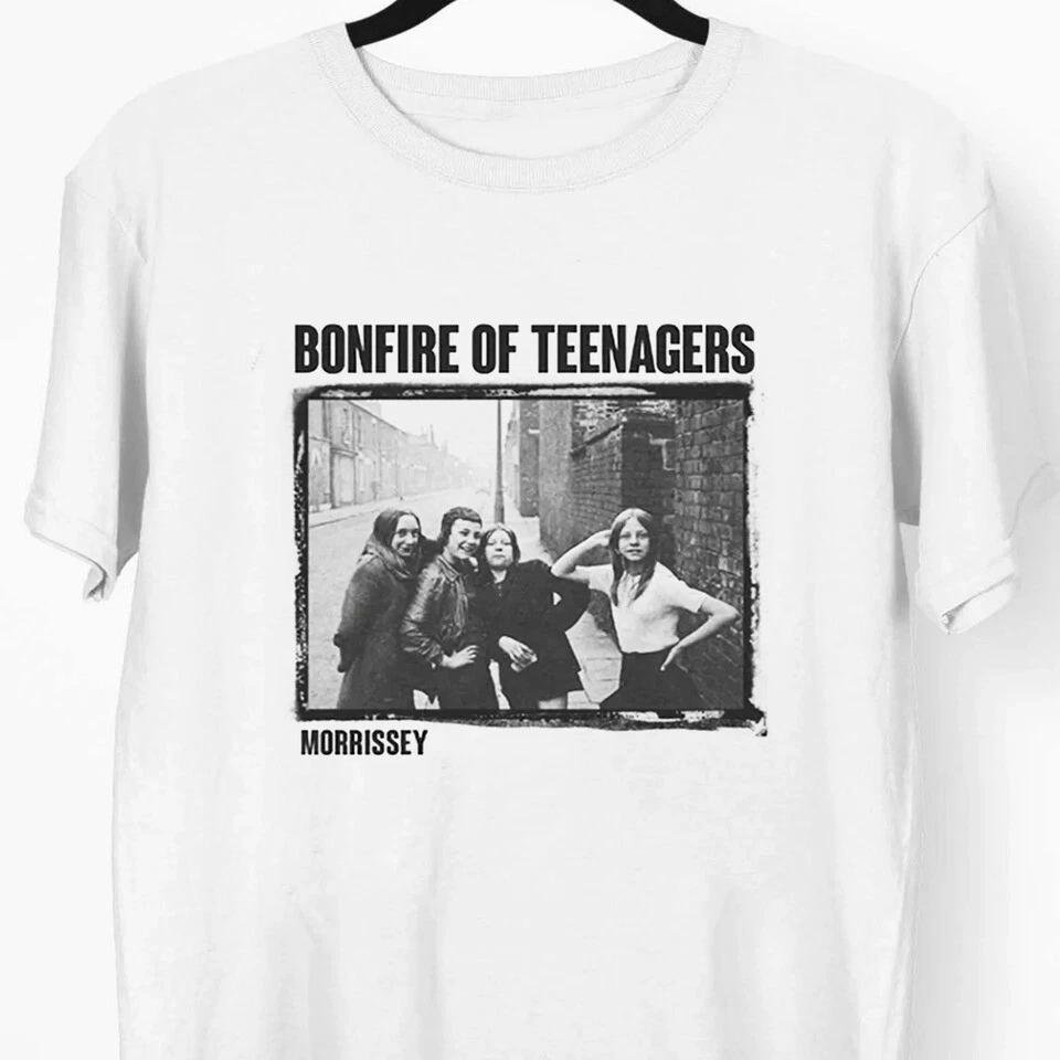 Bonfire Of Teenagers TShirt Morrissey Band Unisex White Tee Shirt S