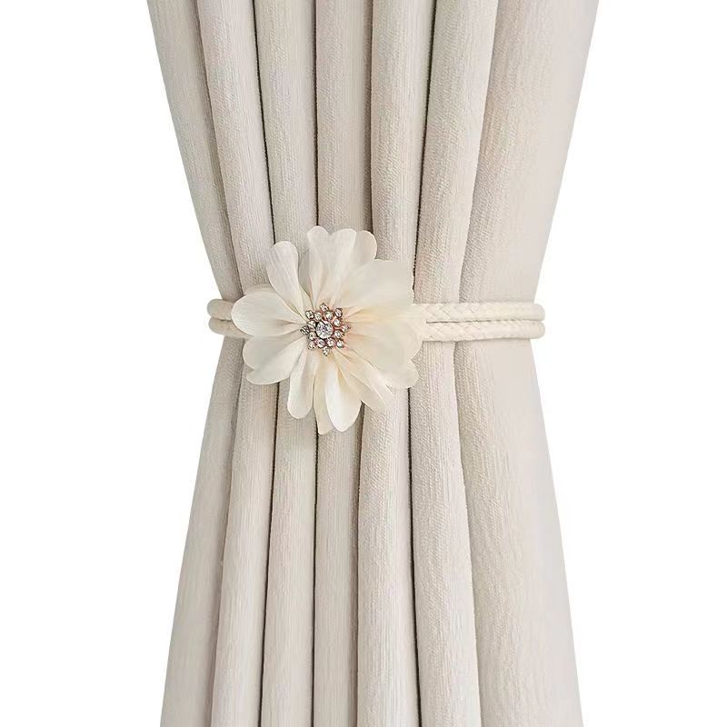 Creative Flower Curtain Binding Tape Adjustable Gauze Curtain Binding Tape, Binding Rope Curtain Decoration