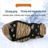 8-Tooth Outdoor Anti-Slip Ice Cleats for Shoes - Lightweight Snow and Ice Spikes for Men, Women, and Elderly
