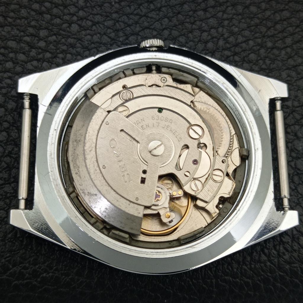 REFURBISHED SEIKO 5 AUTOMATIC 6309A VINTAGE JAPAN MENS RED DIAL WATCH a442242-1
