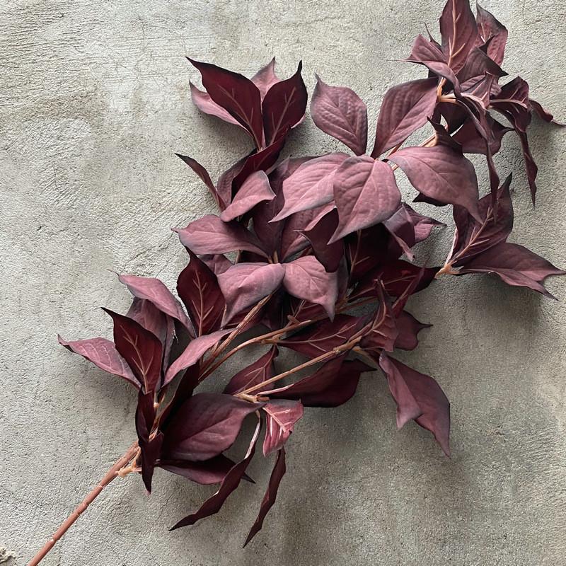 Hazelnut Simulation Leaf Green Plants Artificial Flower Wedding Decorations