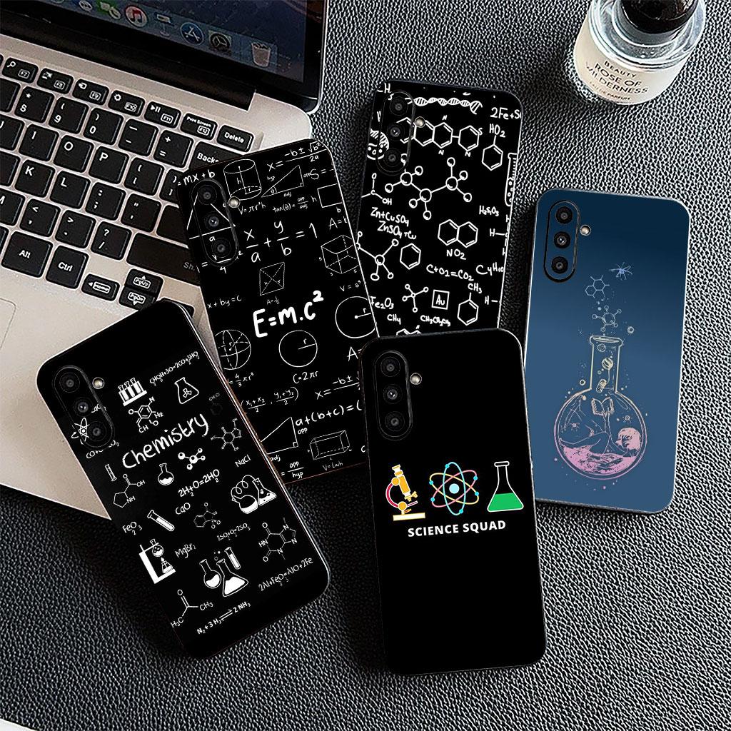Handyhülle für Samsung Galaxy S22 S21 S20 FE Ultra Plus A07 A17 A15 A16 A25 A57 A37 Weiche Hülle Chemische Mathe Gleichung Formel