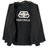 Balenciaga 2019 603106 Black Logo Double Sleeve Shirt Tops 37 blackUsed