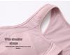 Women's Shockproof Sports Bra with Front Zipper and Side Support - Minimizes Bust for Running and Yoga