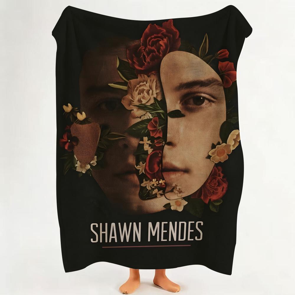 

Singer S ShawnM Mendes Throw Flannel Throw Blanket Suitable for Sofa Living Room Bedroom 75cmx90cm