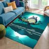 3D T-TotoroS Cartoon Anime Japan Teppich Teppich für Kunst Wohnzimmer Dekor Sofa Zuhause Schlafzimmer Geschenke Fans Teppichboden Rutschfeste Fußmatte