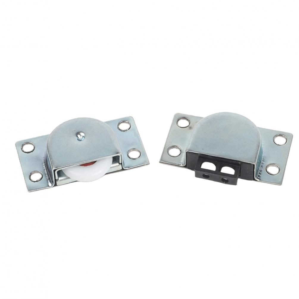 Stainless Steel Door Rollers Sliding Wheel Cupboard Wardrobe Furniture