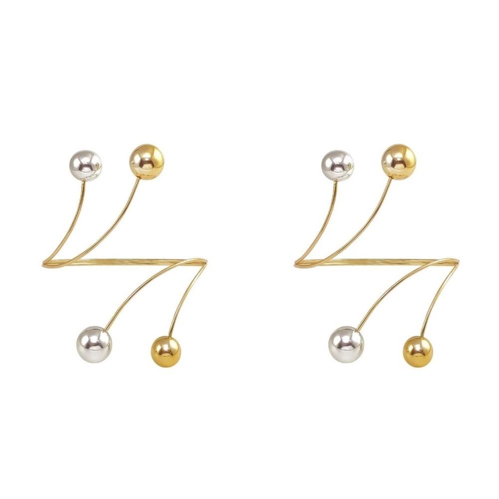 2PCS Pearl Zinc Zinc Alloy Curtain Clips Zinc Zinc Alloy Curtain Holders Modern Drapery Tiebacks Window Decor