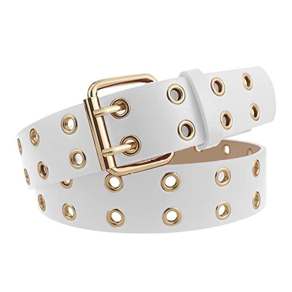 Fashion Punk Waist Belt Goth Waistband Jeans Girdles Adjustable Belts Cummerbunds PU Leather Apparel Accessories Belts For Women