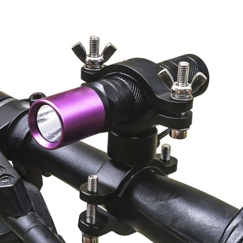 Fahrrad-Taschenlampenclip, Fahrrad-Taschenlampenhalterung, Fahrradlicht-Halterung, Fahrradlicht-Halterungen