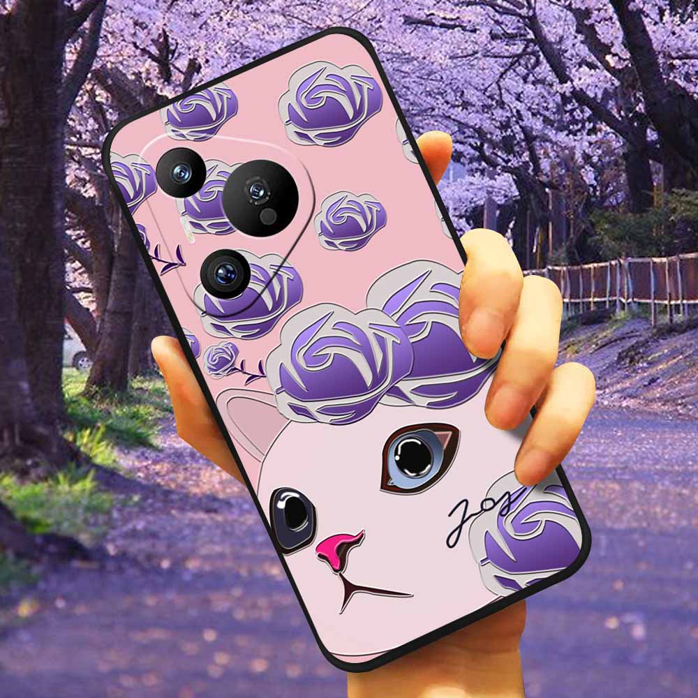 For Huawei Pura 70 Case Emboss Owl 3D Relief Silicone Soft Back Cases For Huawei Pura 70Pro+ Cover 70 Pro 70 Ultra Shell Printed