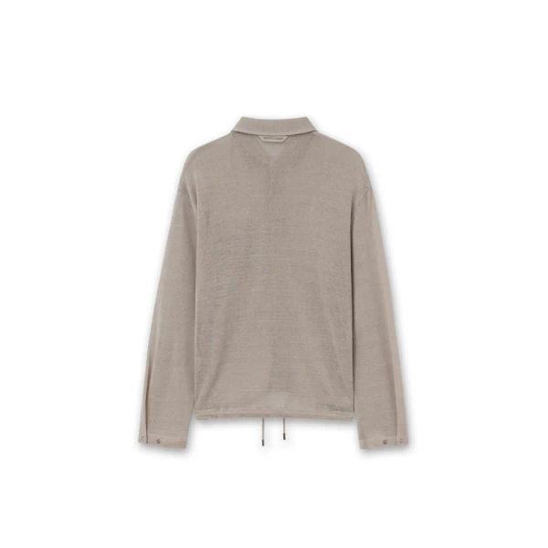 [wooyoungmi] Beige Knitted Shirt W261SH19849E