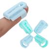 4Pcs Knitting Thimble Tool Plastic Finger Guides Sweater Wool Yarn Sewing Accessories
