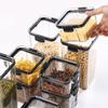 460-1800ml Sets Kitchen Stackable Sealed Jar Plastic Food Storage Box Multigrain Tank Bottle Dried Fruit Tea Storage Containers