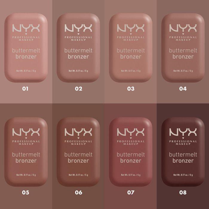 Bronzer Cream - NYX PROFESSIONAL MAKEUP - Buttermelt Bronzer - Veganský - Dlouhotrvající - Butta Biscuit