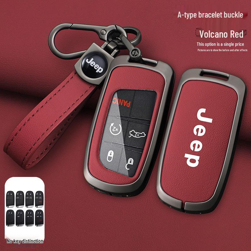 Etui na kluczyk Jeep Compass, Cherokee & Renegade z karabińczykiem