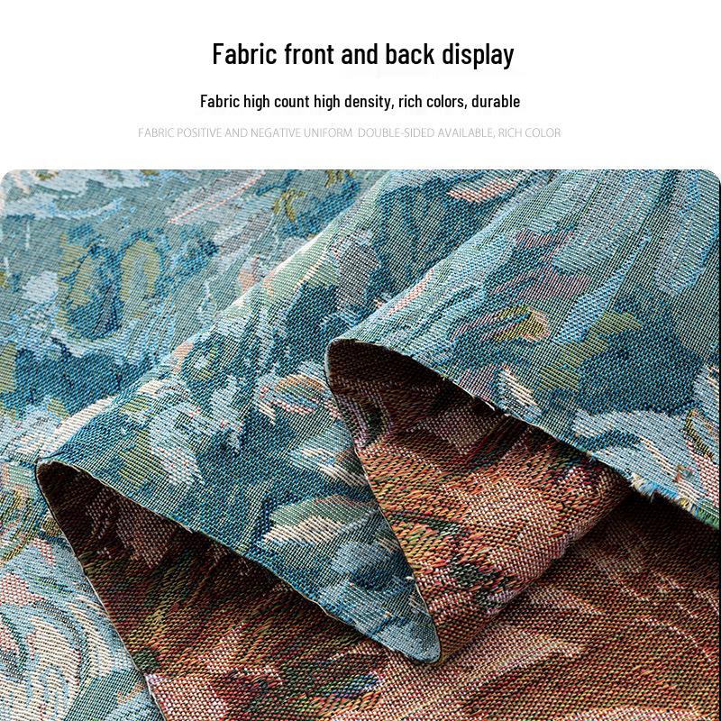 Monet-Style Jacquard Fabric for Apparel, Tablecloths & DIY Projects