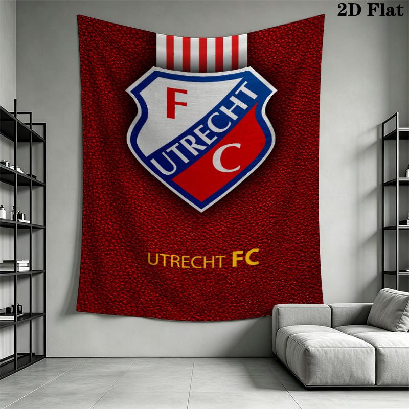 f c utrecht Wall Tapestry Aesthetic Wall Hanging Printed Fabric Blanket Decorative Tapestries for Bedroom Living Room Home Decor