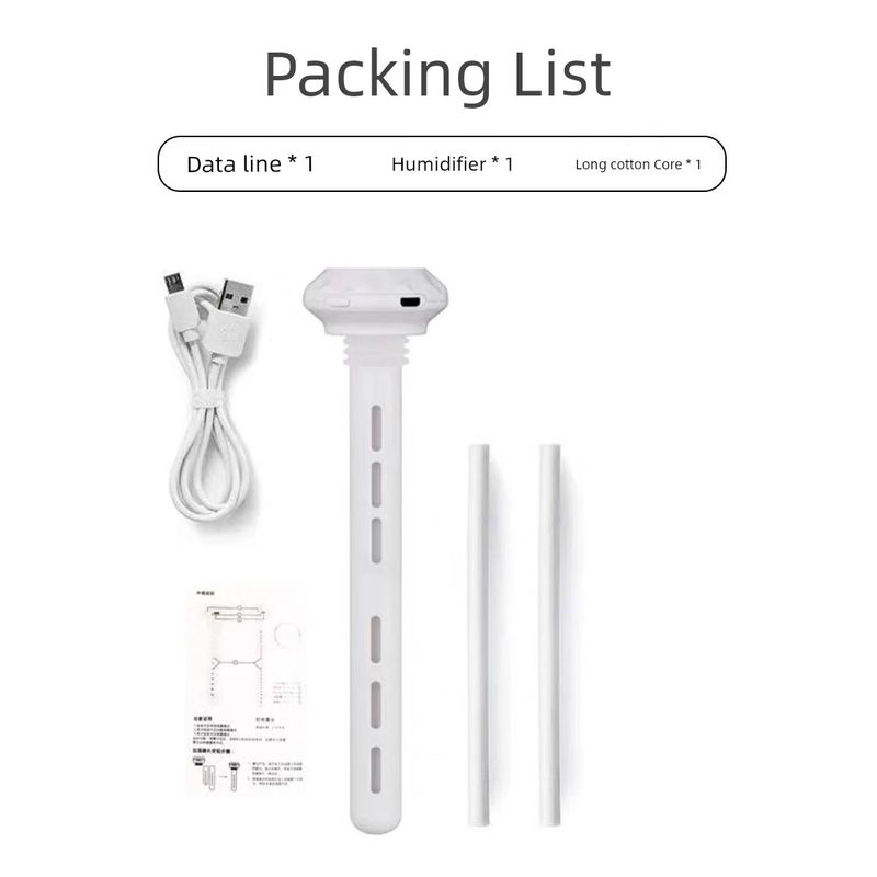 

Small Humidifier Office Desk Surface Panel Silent Bedroom Student Dormitory Mini-Portable Vehicular Use Rechargeable [Upgrade fog volume] humidifier * 1 + cotton * 1