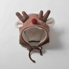 Moinmlon Winter New Children's Fleece Ear Hat Baby Warm Thickened Fleece Hat Christmas Elk Hat
