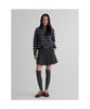 8SECONDS Striped Half-Zip Navy