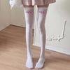 Halloween Skull Print Stockings for Women Girl Silk Leggings Tights Sock Cosplay Costume Over Knee Thigh High Long Socks