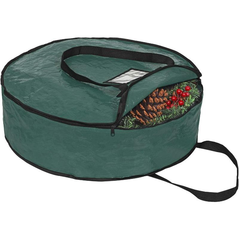 

Christmas Wreath Storage Bag with Heavy Duty Handles - Durable Wreath Storage Container & Garland Holiday Artificial Wreath Holder S