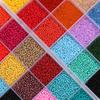 2mm Seed Beads Jewelry Making Kit Glass Pure Rice Beads Set For DIY Art Handmade Bracelets Necklace Ring Earrings Accessories