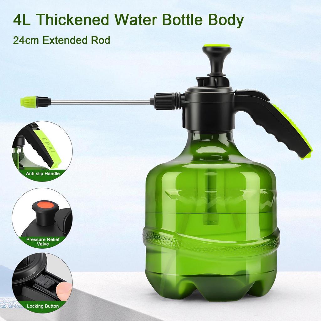 new Plant Sprayer 4L Large Capacity Leak-Proof Multi-Mode Manual Handheld Watering Jug For Flowers Vegetables Trees Windowsills
