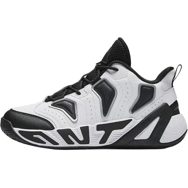 Anta Comfortable Fashionable Non-Slip Wear-Resistant Low-Top Kids Basketball Shoes Kids sneaker White Black 312441122