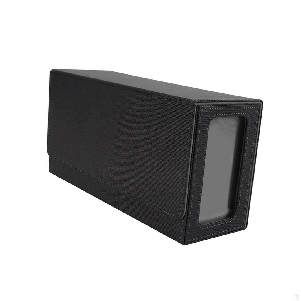 Card Deck Box Fits 40Pcs Gaming Cards 28x10x14cm Lightweight for Trading Waterproof