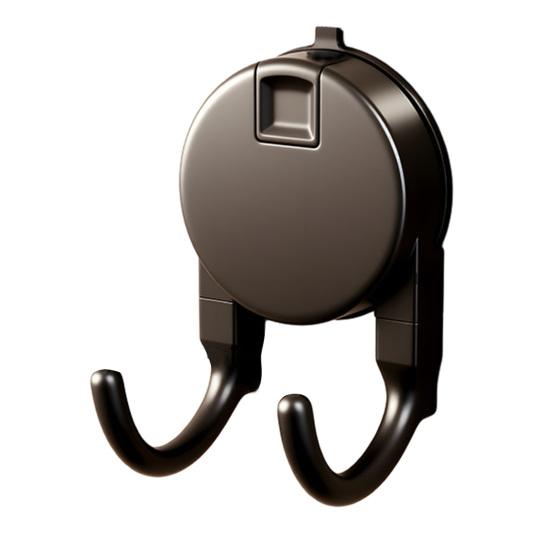 Heavy Duty Suction Cup Hook with Push-to-Lock Vacuum Seal for Bathroom Kitchen Balcony No Drill No Nails Removable Wall Hanger Strong Load 10-15 Lbs