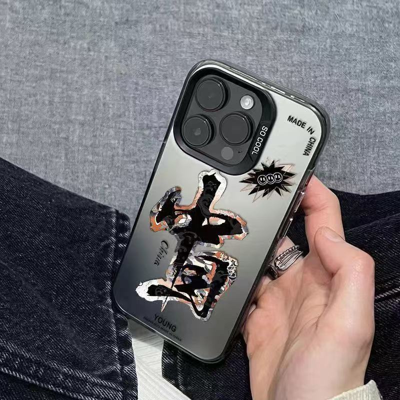 Tide China Creative Text Phone Case For IPhone 16 15 14 13 12 11 Pro Max Shockproof Bumper Back Cover For Iphone 16E Case Funda