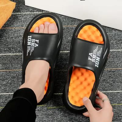 Zapatillas de Masaje para Hombre de Verano Lado Interior Exterior Sandalias Playa Zapatos Casuales Chanclas de Suela Suave Sandalias de Mujer