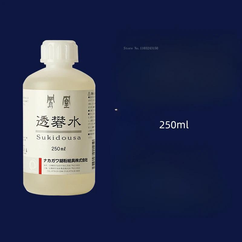 500ml Japanese Transparent Alum Water/glue Liquid Art Painting Water Chinese Painting Special Effect Anti-penetration Watercolor