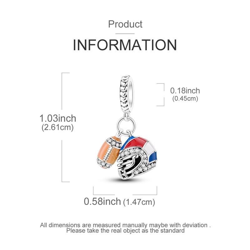 925 Sterling Silver Sports Series Pendants Golf Boxing Baseball Table Tennis Charms Beads Fit Bracelet DIY Jewelry Marking Gift