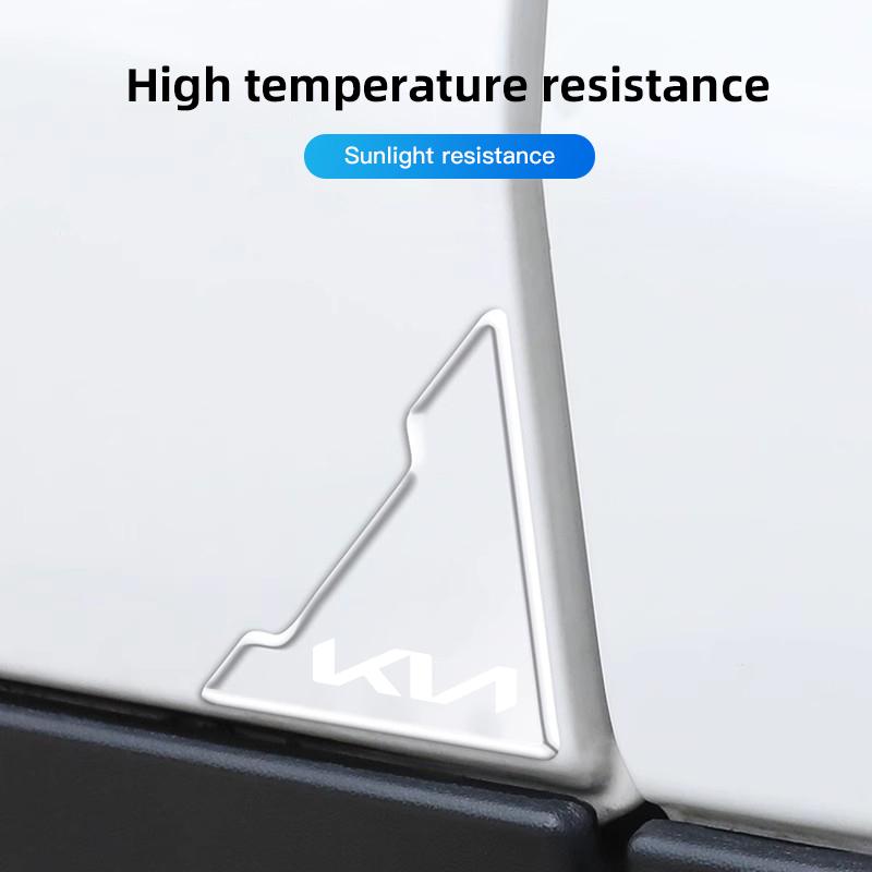 2Pcs Car Door Corner Protector Stickers Decoration For Kia Rio Soul Cerato Soent Sportage Picanto K5 Forte Niro Morning Ceed K3