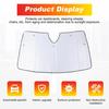 Car Sun Shade Windshield Window Sunshade Cover For Volkswagen Golf 7/8 2014-2024