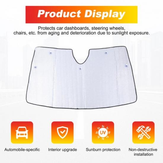 Car Sun Shade Windshield Window Sunshade Cover For Volkswagen Golf 7/8 2014-2024