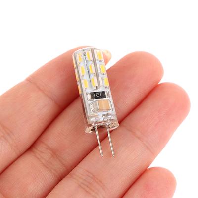 1Pc G4 Led Bulb 1.5W Ac220V Chandelier Light 3014Smd Saving Mini Silicone Lamp 360Beam Angle Halogen Light Spotlight