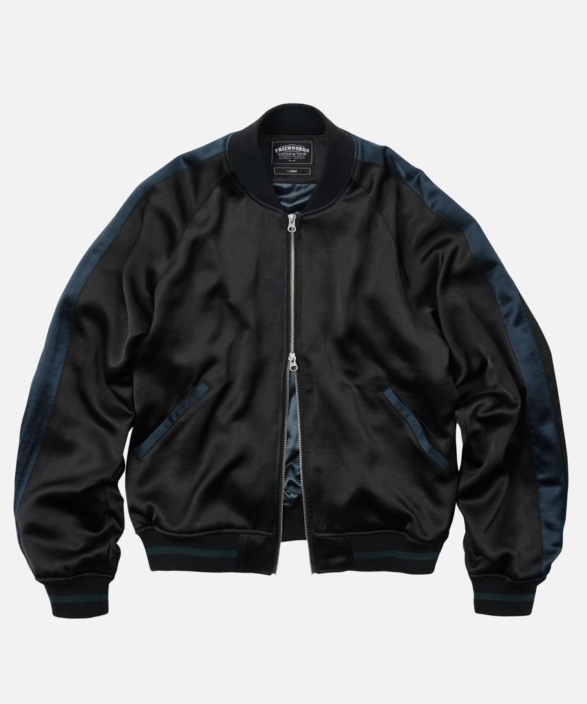 Frizmworks Viscose Satin Jacket _ Black