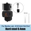 For Bambu Lab A1/A1 Mini Hotend Kit Fast Speed Printing Head Assembly Thermistor Heater 0.2/0.4/0.6/0.8mm Hardened Steel Nozzle